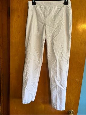 Classic White Stretch Chinos for Women